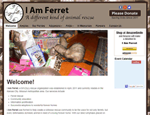 Tablet Screenshot of iamferret.org